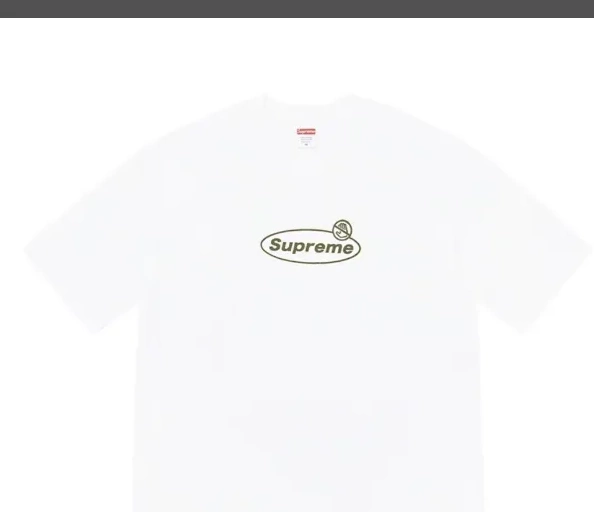 Banner sleeved S White Logo Warning L 22FW M Tee T-shirt Short Black XL and Warning 0810